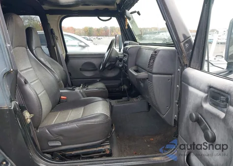 2000 Jeep Wrangler Sport из США, поврежденный, VIN 1J4FA49S8YP783696